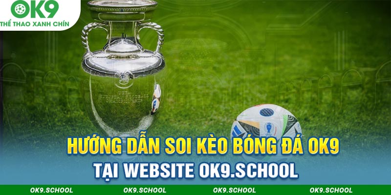 Hướng dẫn soi kèo bóng đá tại website ok9.school